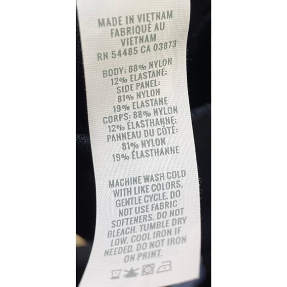 Aerie Offline Flared Leggings Crossover High Waist Black Womens Small - Picture 7 of 8